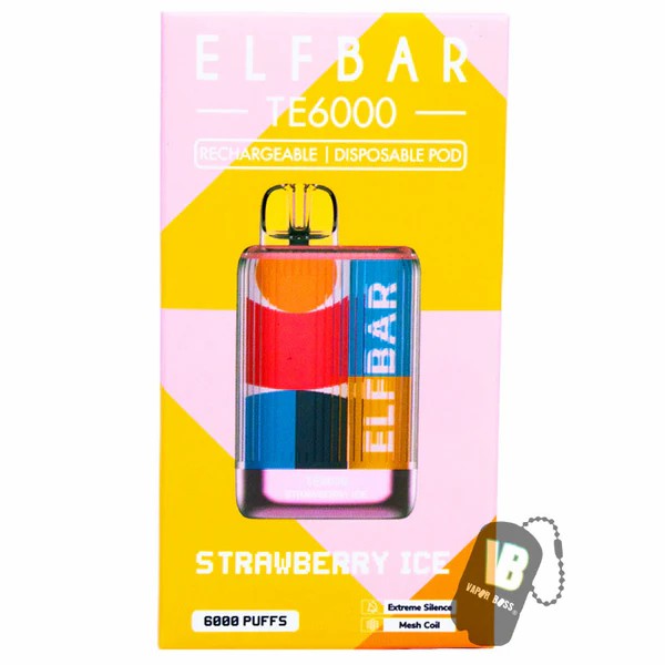 ElfBar Strawberry ice 6000 puff 5%